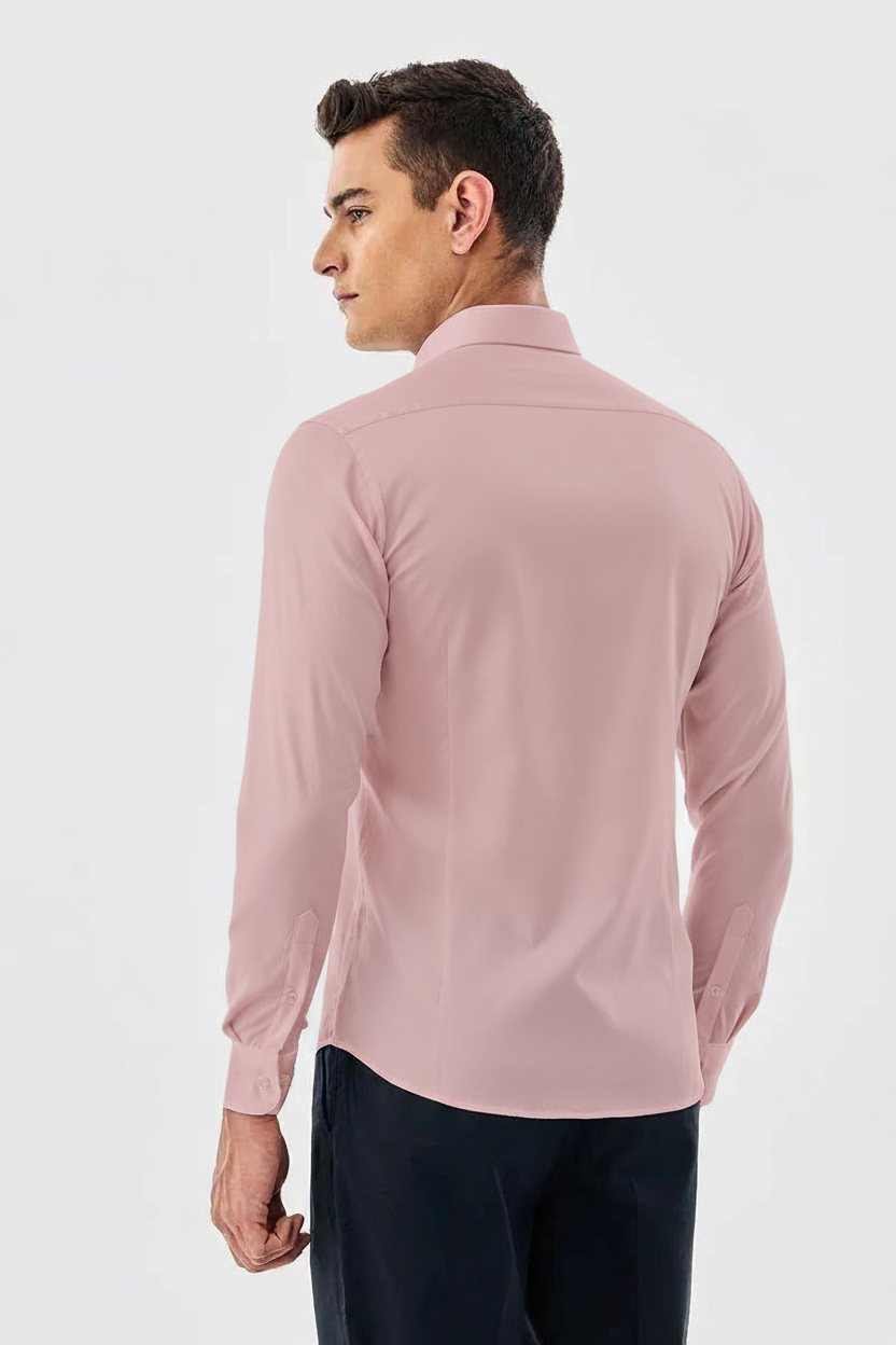 Peach cotton shirt